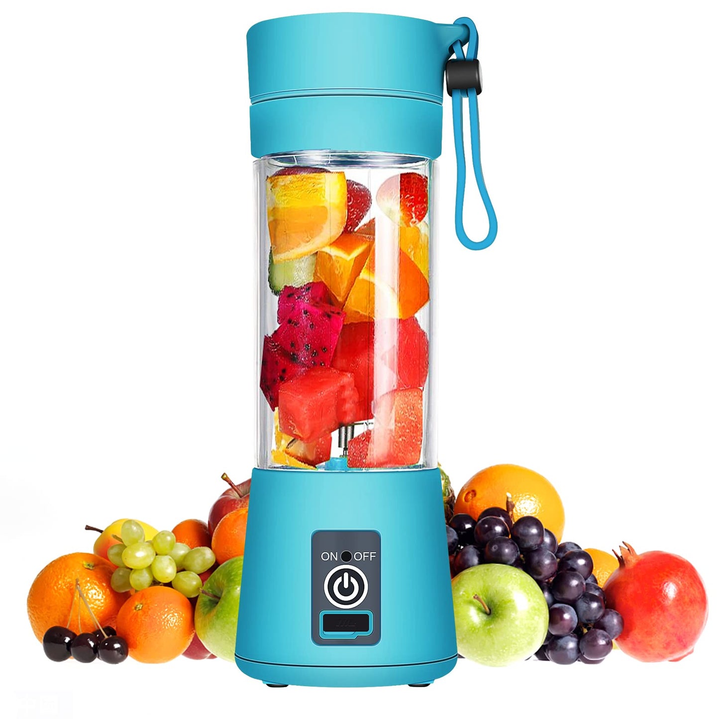 LICUADORA MINI PORTÁTIL PROTEÍNA 380ML USB RECARGABLE