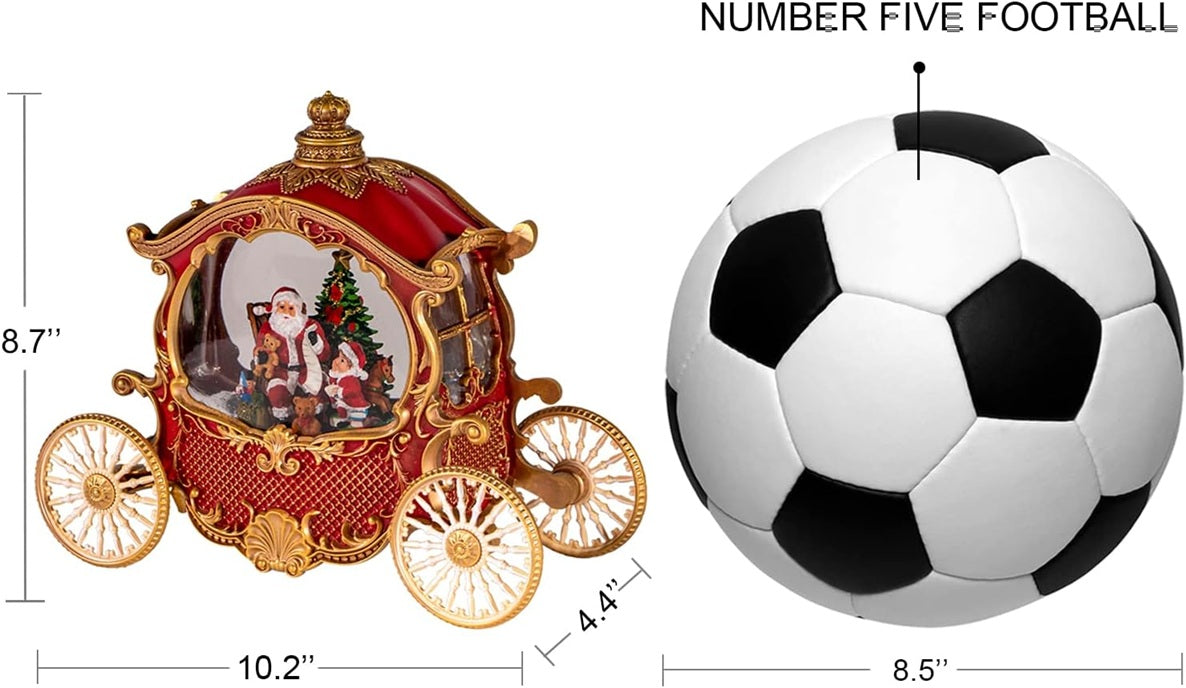 Carroza De Navidad Con Música Y Luces