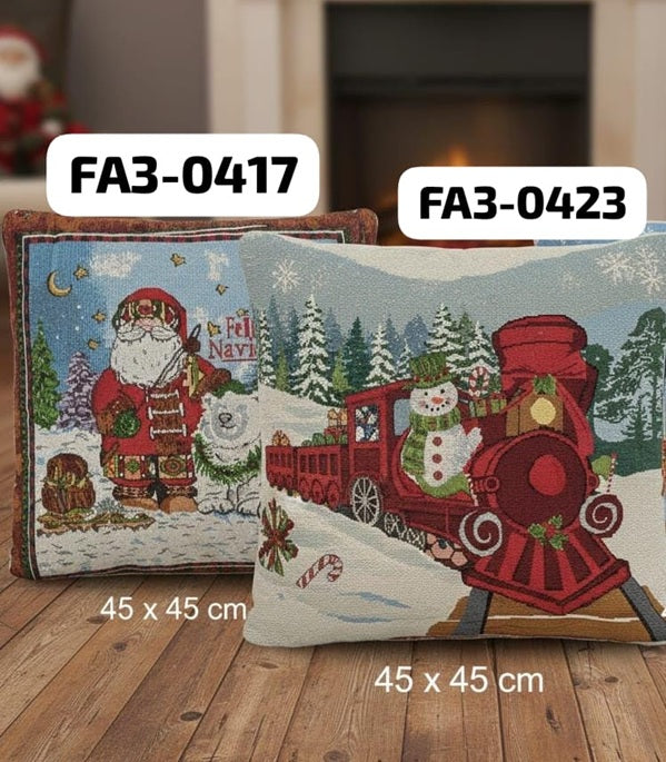 Funda Almohadas navideñas navidad x 4